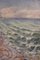 Dänisches Strand Gemälde von Clement, 1930er 3