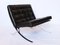 Italian Leather Barcelona Lounge Chair from Techno, 2000s 1