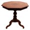 Italian Mahogany & Fruitwood Side Table, 1880s 1