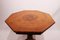 Italian Mahogany & Fruitwood Side Table, 1880s 2