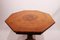 Italian Mahogany & Fruitwood Side Table, 1880s, Image 2