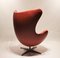 3316 Egg Chair aus Leder von Arne Jacobsen für Fritz Hansen, 2001 2