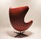 Leather 3316 Egg Chair by Arne Jacobsen for Fritz Hansen, 2001 2