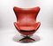 Leather 3316 Egg Chair by Arne Jacobsen for Fritz Hansen, 2001 1