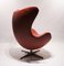 Egg chair nr. 3316 in pelle di Arne Jacobsen per Fritz Hansen, 2001, Immagine 2