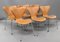 3107 Esszimmerstuhl aus Leder von Arne Jacobsen, 1980er 2