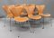 Chaise de Salle à Manger 3107 en Cuir par Arne Jacobsen, 1980s 2