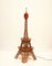 Italian Wooden Tour Eiffel Sculpture with Light, 1960s, Image 2