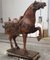 Large Chinese Polychrome Carved Wood Tang Horse 9