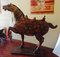 Grand Cheval Tang Polychrome en Bois Sculpté, Chine 4