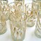 Antique Art Nouveau Gold & Enamel Painted Craquele Tea Glasses, Set of 8 7