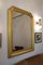 Espejo italiano de madera dorada, años 40, Imagen 1
