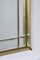 French Brass Mirror & Console Table, 1960s, Set of 2, Image 5