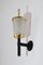 French Glass Sconce from Arlus, 1950s 1