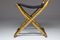 Antique French Napoleon III Gold Leaf Folding Chair, Image 13