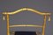 Silla plegable francesa Napoleón III antigua de pan de oro, Imagen 15