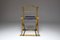 Antique French Napoleon III Gold Leaf Folding Chair 2
