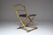 Antique French Napoleon III Gold Leaf Folding Chair, Image 1