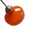 Mid-Century Scandinavian Orange Glass Adjustable Pendant Lamp 6