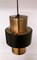 Lacquered Metal & Copper Ceiling Lamp, 1970s, Image 3