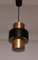 Lacquered Metal & Copper Ceiling Lamp, 1970s 2