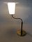 Large Vintage Brass Table Lamp by Uno & Östen Kristiansson for Luxus, Image 4