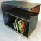 Smoked Acrylic Glass Vinyl Cabinet, 1970s 2