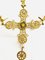 Antike Kruzifix aus vergoldetem Metall 5