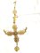 Antique Golden Metal Crucifix, Image 6