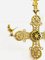 Antique Golden Metal Crucifix 3