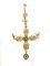 Antique Golden Metal Crucifix, Image 7