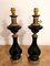 Antique French Opal Glass & Brass Table Lamps, Set of 2 11