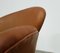 Cognac Aniline Leather Swan Chairs by Arne Jacobsen for Fritz Hansen, 1966, Set of 2 8