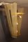 Lámpara de araña con linternas de cristal de Murano dorado, años 90, Imagen 16