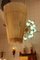 Lámpara de araña con linternas de cristal de Murano dorado, años 90, Imagen 11