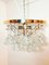 Vintage Crystal Flower Ceiling Lamp, Image 1