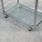 Vintage Steel & Crystal Serving Cart, 1960s, Immagine 2