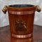 19th Century Naval Oak Fire Bucket With Royal Crest 1