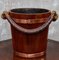 19th Century Naval Oak Fire Bucket With Royal Crest 7