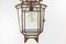 Gold Glazed Hall Lantern Lamp, 1930s 3