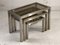 French Nesting Tables by Guy Lefèvre for Maison Jansen, 1970s, Set of 3 1