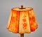 Vintage Art Deco Floral Table Lamp 5