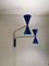 Lámpara Batone en azul con 2 brazos de Juanma Lizana, Imagen 4