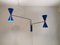 Lámpara Batone en azul con 2 brazos de Juanma Lizana, Imagen 7