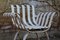 Antique Wrought Iron Garden Chairs, Set of 2 10
