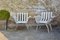 Antique Wrought Iron Garden Chairs, Set of 2, Image 7