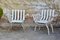 Antique Wrought Iron Garden Chairs, Set of 2 9