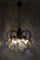 Mid-Century Metal and Glass Ceiling Lamp, Image 2
