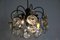 Mid-Century Metal and Glass Ceiling Lamp 7