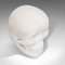 English White Marble Skull Paperweight, 1980s, Image 7